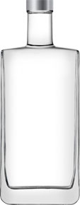 botella de agua de vidrio 700ml, 70cl - Long Island
