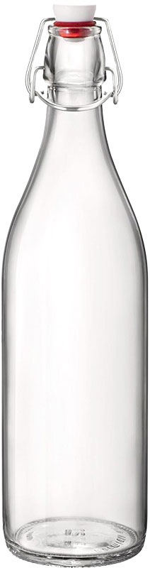 bouteille d'eau en verre 1 litre - Giara