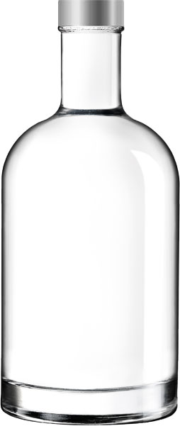 garrafa de água em vidro 700ml - Oslo