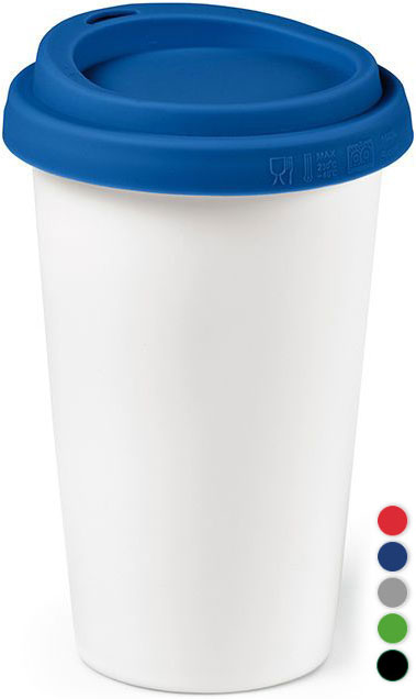 porcelain cup with lid Tagus