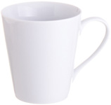 conical porcelain mug 30cl