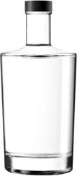 glass water bottle 500ml, 50cl - Neos