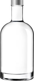 glass water bottle 700ml, 70cl - Oslo