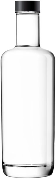 glass water bottle 500ml - Oxygen