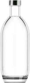 glass water bottle 750ml, 75cl - Sky